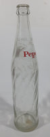 Vintage 1960s Pepsi Cola English French One Pint 16 Fl Oz 11" Tall Glass Beverage Bottle