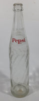 Vintage 1960s Pepsi Cola English French One Pint 16 Fl Oz 11" Tall Glass Beverage Bottle