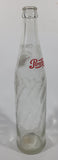 Vintage 1960s Pepsi Cola English French One Pint 16 Fl Oz 11" Tall Glass Beverage Bottle