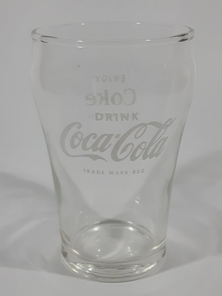 Vintage Drink Coca-Cola Enjoy Coke 4" Tall Glass Cup