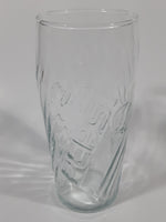 Vintage Pepsi Embossed 6" Tall Glass Cup