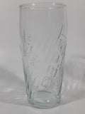 Vintage Pepsi Embossed 6" Tall Glass Cup