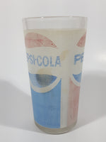 Vintage Pepsi Cola 5 1/8" Tall Glass Cup Faded
