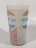 Vintage Pepsi Cola 5 1/8" Tall Glass Cup Faded
