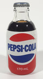 Vintage Pepsi Cola 170mL 4 7/8" Tall Glass Bottle with Foam Label Full Never Opened