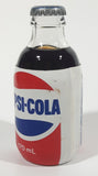 Vintage Pepsi Cola 170mL 4 7/8" Tall Glass Bottle with Foam Label Full Never Opened