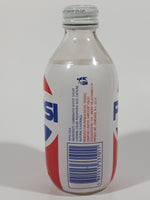 Rare Vintage Pepsi Cola 250mL 5 3/4" Tall Glass Bottle with Foam Label and Cap