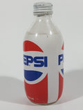 Rare Vintage Pepsi Cola 250mL 5 3/4" Tall Glass Bottle with Foam Label and Cap