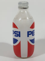 Rare Vintage Pepsi Cola 250mL 5 3/4" Tall Glass Bottle with Foam Label and Cap