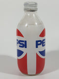 Rare Vintage Pepsi Cola 250mL 5 3/4" Tall Glass Bottle with Foam Label and Cap