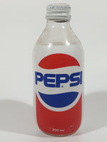 Rare Vintage Pepsi Cola 250mL 5 3/4" Tall Glass Bottle with Foam Label and Cap