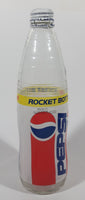 Rare Vintage Pepsi Cola Rocket Bottle 500mL 9 1/8" Tall Ringed Glass Bottle with Cap