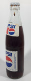 Rare Vintage 1997 Pepsi Cola Russian 9" Tall Glass Bottle Still Full