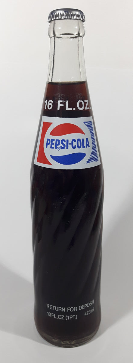 Vintage 1970s Pepsi-Cola Pepsi One Pint 16 Fl oz 473mL 11