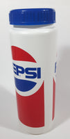 Vintage Pepsi 9 1/4" Tall Plastic Travel Drinking Bottle with Lid