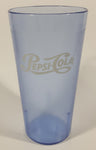 Vintage Pepsi Cola White Lettering 6 1/2" Tall Frosted Plastic Cup