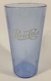 Vintage Pepsi Cola White Lettering 6 1/2" Tall Frosted Plastic Cup