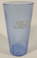 Vintage Pepsi Cola White Lettering 6 1/2" Tall Frosted Plastic Cup