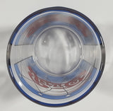 Vintage Pepsi Blue and Red Stained Glass Style 4 1/4" Tall Glass Cup