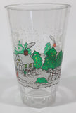 Rare Vintage Pepsi Cola Christmas Winter Holidays Scene 5 1/2" Tall Plastic Cup