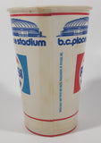 Rare Vintage Pepsi Cola B.C. Place Stadium 5 1/4" Tall Wax Paper Cup