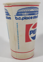 Rare Vintage Pepsi Cola B.C. Place Stadium 5 1/4" Tall Wax Paper Cup