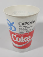 Rare Vintage Coca Cola Coke Expo 86 Vancouver 5" Tall Plastic Cup