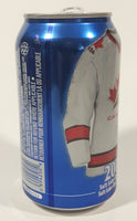 2002 Pepsi Cola Salt Lake City Winter Olympics Team Canada Hockey 355mL 4 3/4" Tall Aluminum Metal Pop Can