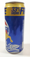 1990s Pepsi Cola Limited Edition Cool Cans 33% More FREE Surfer Themed 16 FL oz (1 Pt) 473mL 6 1/4" Tall Aluminum Metal Pop Can