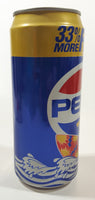 1990s Pepsi Cola Limited Edition Cool Cans 33% More FREE Surfer Themed 16 FL oz (1 Pt) 473mL 6 1/4" Tall Aluminum Metal Pop Can