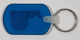 Pepsi Translucent Blue Rubber Key Chain