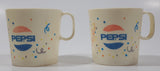 Vintage Chilton-Globe Pepsi Party Celebration Themed Small 1 7/8" Tall Plastic Toy Play Cup Mugs