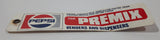 Vintage Pepsi Cola For Premix Venders And Dispensers Tag