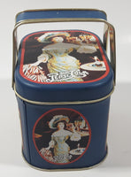 Vintage 1988 Drink Pepsi-Cola A Nickel Drink Worth A Dime 5 Cents Picnic Basket Shaped Tin Metal Container with Handles