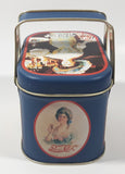 Vintage 1988 Drink Pepsi-Cola A Nickel Drink Worth A Dime 5 Cents Picnic Basket Shaped Tin Metal Container with Handles