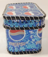 Pepsi-Cola Stitched Folk Art Tin Metal Container