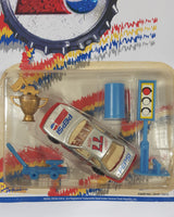 1990s Golden Wheel Special Edition Diet Pepsi Team Racer #77 Jimmy Peck Die Cast Toy Race Car Vehicle with Trophy, Car Jack, Blue Cone, and Traffic Light New in Package