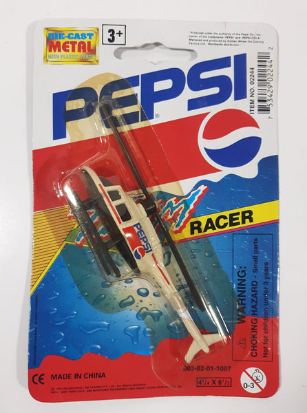 1993 Golden Wheels Pepsi Team Racer Helicopter Die Cast Toy Car Vehicle New in Package