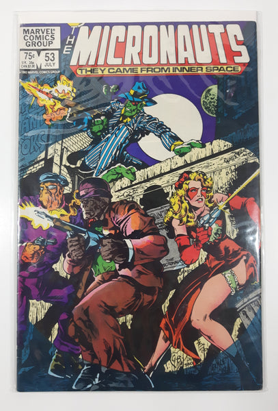 1983 July Marvel Comics Group The Micronauts They Came From Inner Space #53 Comic Book On Board in Bag