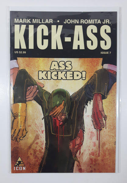 2009 July Icon Comics Kick-Ass #7 Comic Book On Board in Bag