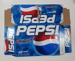 1990s Play Pepsi Pop Culture 12 Pack 355mL Unfolded Flat Cardboard Carry Case