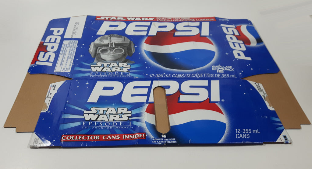 1990s Pepsi Star Wars Episode 1 The Phantom Menace 12 Pack 355mL Unfol ...