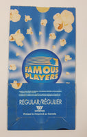 Famous Players Becel Pepsi Regular Size Winpak Popcorn Bag Never Used