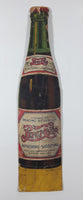 Vintage Sparkling Pepsi Cola Bottle Shaped 4" x 16 1/2" Cardboard Store Advertisement Sign