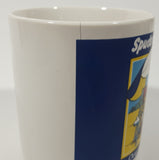 Rare Vintage 1980s Bud Light Beer Spudz Mackenzie The Original Party Animal 3 5/8" Tall Ceramic Coffee Mug Cup CRACKED