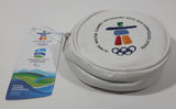 Olympic Winter Games Vancouver 2010 Paralympic Games White Faux Leather Change Purse Bag New with Tags