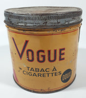 Vintage 1960s Vogue Mild Cigarette Tobacco Tin Metal Can