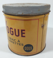 Vintage 1960s Vogue Mild Cigarette Tobacco Tin Metal Can