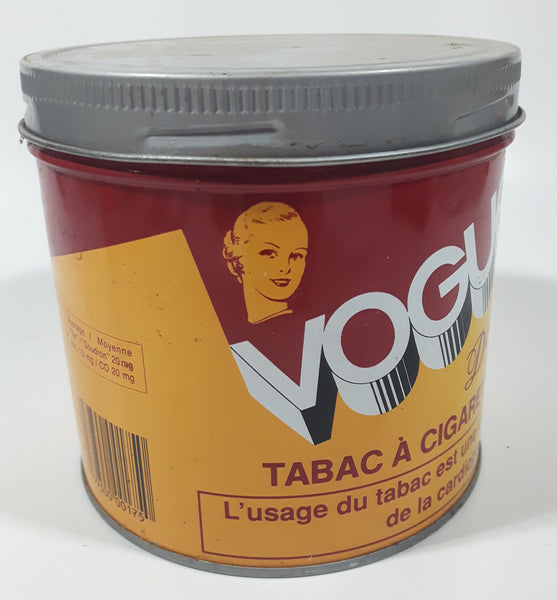 vogue tobacco tin Vintage Cigarette Tobacciana Advertising Vogue Compact Blue - 20
