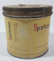 Vintage Sportsman Extra Mild Cigarette Tobacco Tin Metal Can